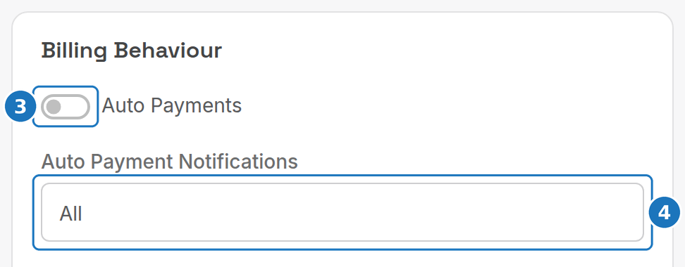 Auto Payments and Auto Payment Notifications