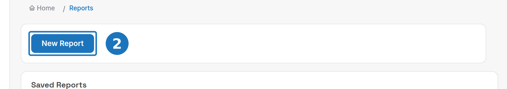Reports home with New Report